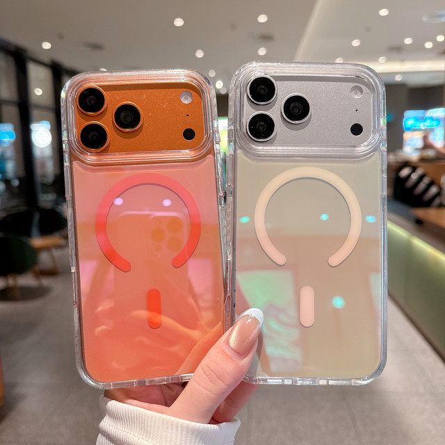 IVYMAX Magnetic Colorful Wave Case China Tpu Gradient Color Cell Phone Cover Manufacturer for iPhone 15 16 17 18 Pro Max Cases
