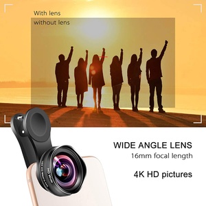 Drop Shipping 2 IN 1 Kit obiettivo fotocamera per telefono 4K HD Super grandangolare 15X obiettivo Macro per <span class=keywords><strong>iPhone</strong></span> - Product Image 6