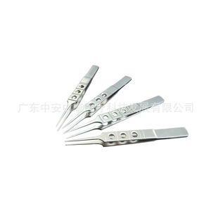 Pinzas de acero inoxidable para párpados dobles con dientes para herramientas de estética ocular - Product Image 3