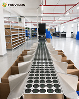Sistema Automático de Clasificación de Ruedas FARVISION para Centros Logísticos e Industria Textil con Función de Autocentrado y Organización de Paquetes