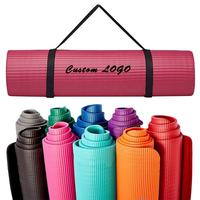 Ensemble de tapis de yoga antidérapants de marque privée à impression personnalisée Tapis de yoga écologiques NBR pour femmes