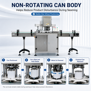 Macchina Sigillatrice per Lattine Industriale Automatica in Acciaio Inox 304 Servizio Personalizzato OEM ODM per Fabbriche di Alimenti e Bevande - Product Image 3
