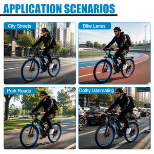 Bicicleta de Carretera K820 de 29 Pulgadas con Motor sin Escobillas, 21 Velocidades, Frenos de Disco Mecánicos y Batería de Litio para U - Product Image 3