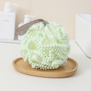 Mềm Lưới Trở Lại Bàn Chải Tắm Bọt Biển Bóng Nylon Làm Sạch Máy Chà Mướp Hoa Phun Cho Cơ Thể Tẩy Tế Bào Chết Tắm Da Chết - Product Image 6