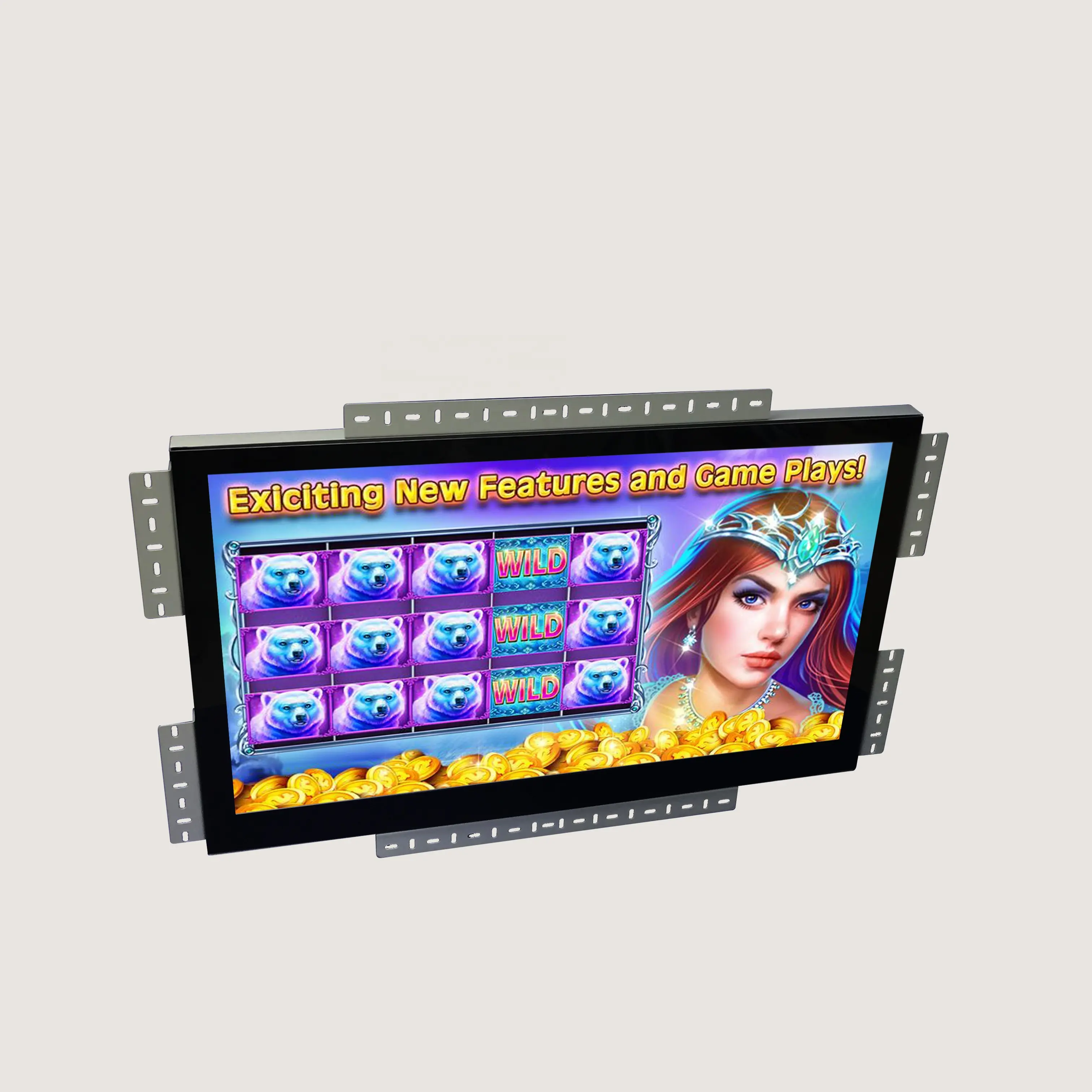 USB/RS232 port 32 inch Arcade game lcd monitor with capacitive touch