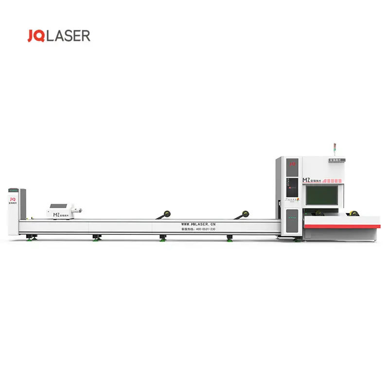 Jqlaser MZ เครื่องตัดเลเซอร์ไฟเบอร์ท่อโลหะความเร็วสูง1000W 1500W 2000W