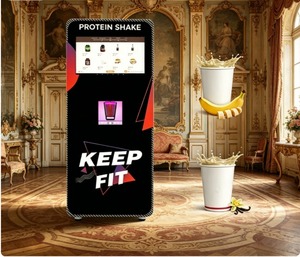 Service en ligne 24h/24, distributeur automatique de café protéiné, distributeurs automatiques de café intelligents - Product Image 1