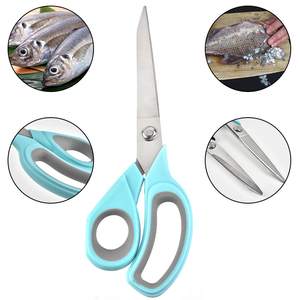 Tesoura de costura doméstica, tesoura multifuncional de aço inoxidável, macia e com cabo, para costura, corte de papel e alfaiate - Product Image 3