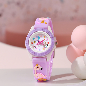 2024 vente chaude animal Flamingo <span class=keywords><strong>montre</strong></span>-bracelet <span class=keywords><strong>pour</strong></span> enfants élèves de l'école maternelle mignon dessin animé <span class=keywords><strong>montre</strong></span> <span class=keywords><strong>pour</strong></span> les petites filles - Product Image 3