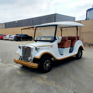 Vehículo Eléctrico Retro Vintage de 6 Plazas, con Batería de Litio, 4 Ruedas, Homologado para Circular por la Calle, Vehículo Clásico de Turismo - Product Image 1