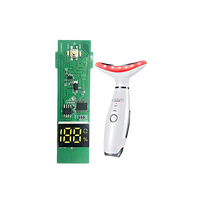 Masseur facial rechargeable Upjing 7 couleurs, outil de sculpture du cou, appareil de beauté pour la maison, solution de circuit EMS à vibrations