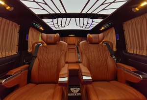 2024 VIP Venta caliente <span class=keywords><strong>precio</strong></span> al por mayor Universal de lujo multifuncional Van asiento de coche de cuero accesorios interiores actualización Vito - Product Image 5