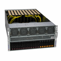 SYS-521GE-TNRT 5U Rackmount GPU Server Dual Socket 10 GPU 13 Slot PCIe 5.0 32 DIMM untuk Pelatihan AI Deep Learning HPC