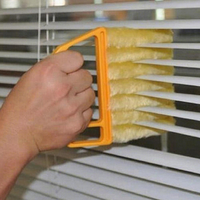 Brosse de nettoyage manuelle en microfibre écologique à 7 lames pour le nettoyage des fenêtres et des stores domestiques – En stock