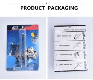 Blocca Frizione Universale per Auto, Blocco Pedale Freno, Blocco Acceleratore, Strumento di Sicurezza Antifurto in Acciaio Inox - Product Image 5