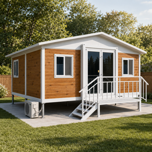 Casa Contenedor Modular Prefabricada Moderna en Stock, Cabina de Oficina de 20FT/30FT, Impermeable, Expandible, Diseño de Solución Integral - Product Image 1