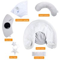 Siège de sol portable moderne en peluche pour bébé, coussin gonflable, chaise d'apprentissage, canapé, tapis d'éveil