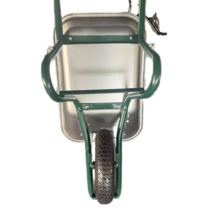 รถสาลี่โลหะทนทานของยุโรปรถเข็นเหล็ก4.00-8แบบ WB6414T นิวเมติกสำหรับสวนและการก่อสร้าง - Product Image 2