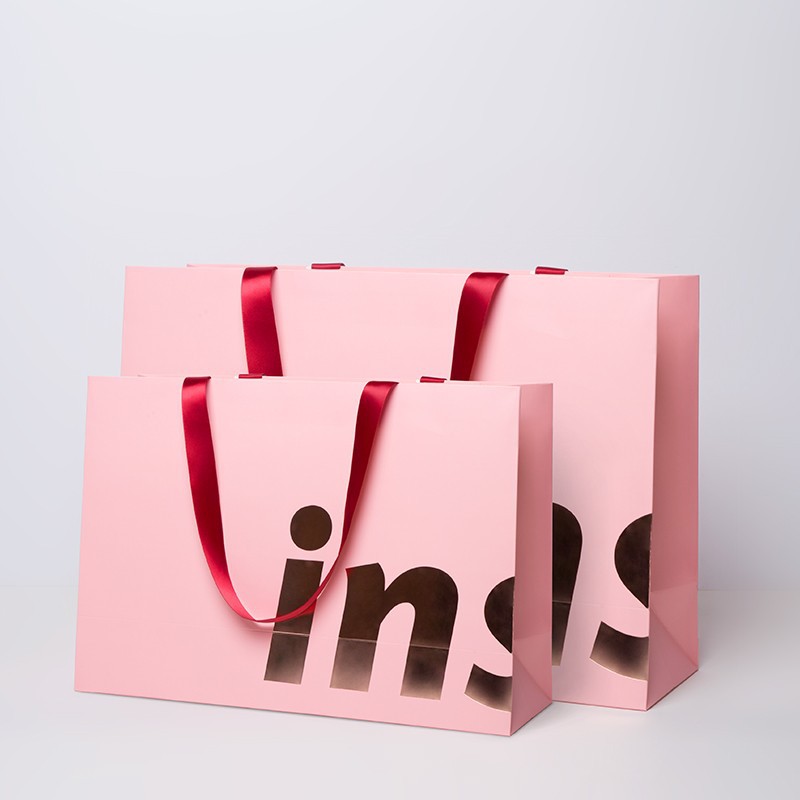 Luxury Gift Custom Printing Logo Color Wholesale Shopping Bags With Handle For Small Business Paper Packing Bags