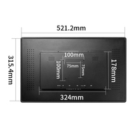 23.8 24 pouces 1920*1080 LCD écran tactile industriel intégré moniteur de montage sur panneau