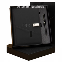 Ensemble cadeau de carnet intelligent Linkbuddy AI - Pas de stylo nécessaire - Synchronisation numérique - Papeterie professionnelle - Logo personnalisé