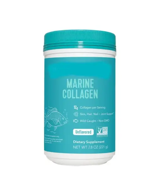 Top Quality ODM OEM Hydrolyzed Fish Marine Collagen Peptide Powder Marine Collagen Peptides Skin Hair Nail