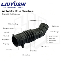 Tuyau d'admission d'air pour filtre à air de pièces automobiles 96439858 96439859 pour Chevrolet Aveo 2004-2008, anti-fissuration, étanchéité améliorée
