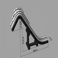Toboggan aquatique gonflable en bâche PVC de qualité commerciale pour quai de bateau