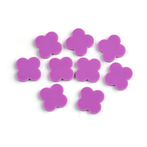 Turquesa púrpura <span class=keywords><strong>de</strong></span> alta calidad con forma <span class=keywords><strong>de</strong></span> trébol <span class=keywords><strong>de</strong></span> cuatro <span class=keywords><strong>hojas</strong></span>, se puede utilizar para hacer adornos <span class=keywords><strong>de</strong></span> joyería y artesanías. Turquesa púrpura premium. - Product Image 2