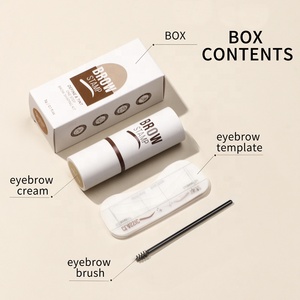 <span class=keywords><strong>Kit</strong></span> de tampons et pochoirs en poudre en forme de <span class=keywords><strong>sourcil</strong></span>, résistant à l'eau, sourcils doux marron, étiquette privée, <span class=keywords><strong>Kit</strong></span> de tampons et pochoirs à sourcils personnalisés - Product Image 4