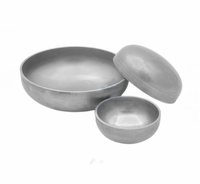 Tête de réservoir elliptique en acier au carbone de grand diamètre 2:1, fond de cuve ellipsoïdal ASME pour équipement sous pression sur mesure