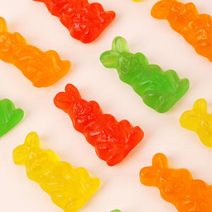 <span class=keywords><strong>Bonbons</strong></span> mous aromatisés aux fruits assortis en vrac, <span class=keywords><strong>bonbons</strong></span> gélifiés sucrés et acidulés, <span class=keywords><strong>bonbons</strong></span> mous en forme <span class=keywords><strong>de</strong></span> lapin, certifiés Halal - Product Image 1