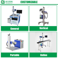Tuyaux en plastique PVC HDPE UV 3W 5W Machine de marquage Laser volant en ligne code d'impression