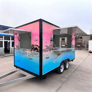 Chariot mobile de crème glacée commercial célèbre sur Internet avec logo personnalisé et position de fenêtre adaptée pour le marché nocturne - Product Image 5