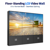 Mur vidéo LCD professionnel OEM, écran commercial Full HD à cadre ultra-fin de 0,88 mm avec panneau Samsung LG pour mur vidéo