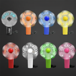 Ventiladores <span class=keywords><strong>LED</strong></span> Portátiles Mini Personalizados con Mensaje Fijo, Pantalla para Logotipo, para Bodas, Conciertos, Fiestas, <span class=keywords><strong>Ventilador</strong></span> Publicitario Luminoso de Mano - Product Image 2