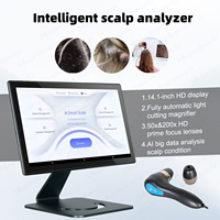 Máquina Profesional de Análisis de Cuero Cabelludo y Cabello con IA, Fuente de Luz Automática, Informe Completo para Centros de Gestión de Salones de Belleza