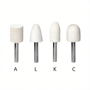 Almohadillas de pulido Fervi en juego de 3 piezas (L, K, C) para acabado de precisión - Product Image 2