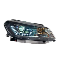 New Style Jetta Modification Warm White Xenon LED Headlights Low Beam Old New Head Lamp Assembly for VW Model TT 6000k Color