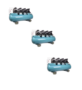 Compresseur d'air silencieux sans huile à piston 6,6 kW 350 L, petit et portable, pour l'industrie automobile, tension personnalisable - Product Image 4