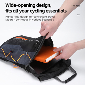 Sac à dos de vélo pliable ultraléger WEST BIKING 10L, respirant, imperméable, sac à dos de randonnée, sac à eau, sac à dos de vélo - Product Image 4