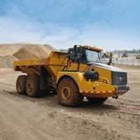 Camion benne articulé XDA45 40 tonnes, neuf, véhicule lourd 6x4, moteur diesel, norme d'émission Euro 2, transmission 6x6, direction à gauche, roues arrière
