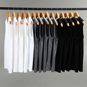 เสื้อกล้ามออกกำลังกายผู้ชาย สไตล์สตรีทแวร์ ผ้าฝ้าย 100% สำหรับเล่นกล้าม ออกแบบสำหรับออกกำลังกาย เสื้อยืดแขนกุดผู้ชาย - Product Image 4