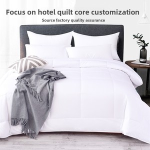 Hotel Pensión Xia Edredones Juego de <span class=keywords><strong>cama</strong></span> para todas las estaciones Manta suave con plumas de terciopelo Ropa de <span class=keywords><strong>cama</strong></span> de casa de huéspedes gruesa Sábanas para - Product Image 5
