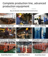 Élévateur électrique en aluminium de 6 à 18m Échafaudage à double mât pour le nettoyage des bâtiments