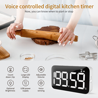 Gadgets de cuisine, produits populaires 2024, minuteur tactile pour enfants, rappel de minuterie, contrôle vocal, fonction écran lumineux, minuteur de cuisson
