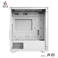 OEM Fabrika Özel Üretim Yüksek Performanslı ITX ATX Oyun Bilgisayarı Kasası Plastik Siyah Mid Tower Yan Pencereli ve USB Portlu