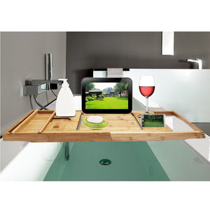 Caddy de bain en bambou Plateau de bain Premium Caddy de baignoire de haute qualité - Product Image 6