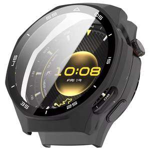 Protector de Pantalla de Vidrio Templado Oficial + Funda Rígida de PC para Reloj <span class=keywords><strong>Huawei</strong></span> Watch GT6 Pro de 46 mm, Cristal Protector Antirrayaduras con Escala - Product Image 3