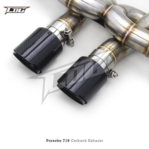 Tuning Axle Back para PORSCHE 718 <span class=keywords><strong>Boxster</strong></span>/Cayman 2,0 2016-2023 Tubo de escape de acero inoxidable con sistema de silenciador Catback con válvula - Product Image 6
